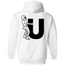 F-U Motorcyclist Hoodie White Small Medium Large X-Large XX-Large XXX-Large 4XL 5XL 6XL
