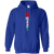 Motorcycle Shift Pattern Hoodie Blue Small Medium Large X-Large XX-Large XXX-Large 4XL 5XL 6XL