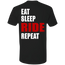 EAT SLEEP RIDE REPEAT T-SHIRT Black X-Small S M L XL 2XL 3XL 4XL 