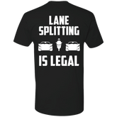 LANE SPLITTING IS LEGAL T-SHIRT Black X-Small S M L XL 2XL 3XL 4XL 
