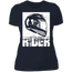 RIDER LADIES T-SHIRT Midnight Navy X-Small S M L XL 2XL 3XL