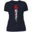 MOTORCYCLE SHIFT PATTERN LADIES T-SHIRT Midnight Navy X-Small S M L XL 2XL 3XL