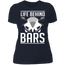 LIFE BEHIND BARS LADIES T-SHIRT Midnight Navy X-Small S M L XL 2XL 3XL