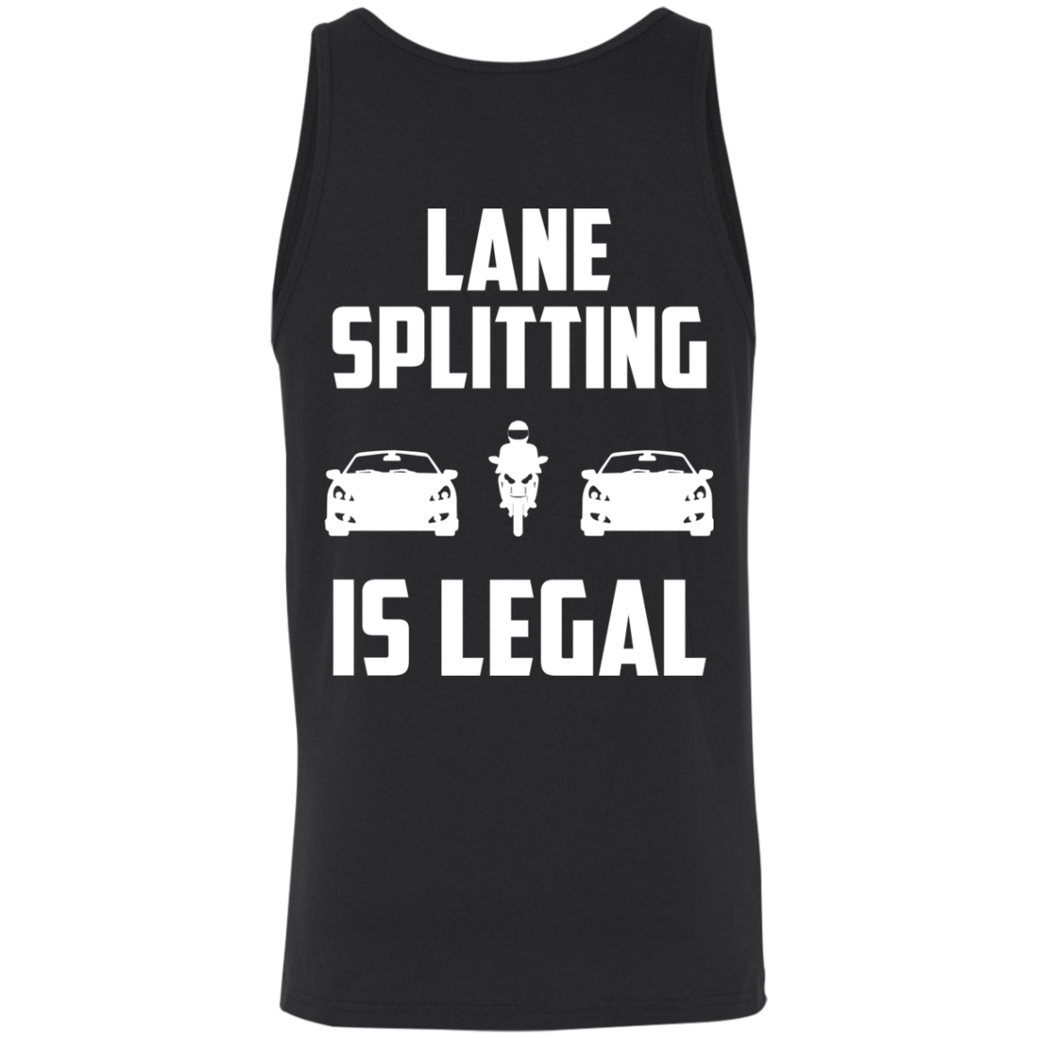 Lane Splitting Is Legal Tank Top Black X-Small S M L XL 2XL