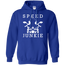 Speed Junkie Hoodie Blue Small Medium Large X-Large XX-Large XXX-Large 4XL 5XL 6XL