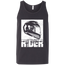 Rider Tank Top Dark Grey X-Small S M L XL 2XL