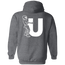 F-U Motorcyclist Hoodie Grey Small Medium Large X-Large XX-Large XXX-Large 4XL 5XL 6XL