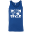 Born For Speed Tank Top Blue X-Small S M L XL 2XL