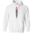 Motorcycle Shift Pattern Hoodie White Small Medium Large X-Large XX-Large XXX-Large 4XL 5XL 6XL