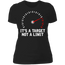 IT'S A TARGET NOT A LIMIT LADIES T-SHIRT Black X-Small S M L XL 2XL 3XL