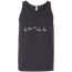 Motorcycle Heartbeat Tank Top Dark Grey X-Small S M L XL 2XL