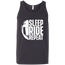 Sleep Ride Repeat Tank Top Dark Grey X-Small S M L XL 2XL