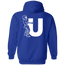 F-U Motorcyclist Hoodie Blue Small Medium Large X-Large XX-Large XXX-Large 4XL 5XL 6XL