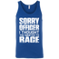 Sorry Officer Tank Top Blue X-Small S M L XL 2XL