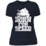 BORN FOR SPEED LADIES T-SHIRT Midnight Navy X-Small S M L XL 2XL 3XL
