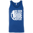 Sleep Ride Repeat Tank Top Blue X-Small S M L XL 2XL