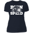 BORN FOR SPEED LADIES T-SHIRT Midnight Navy X-Small S M L XL 2XL 3XL
