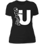F-U MOTORCYCLIST LADIES T-SHIRT Black X-Small S M L XL 2XL 3XL