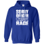 Sorry Officer Hoodie Blue Small Medium Large X-Large XX-Large XXX-Large 4XL 5XL 6XL