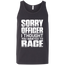 Sorry Officer Tank Top Dark Grey X-Small S M L XL 2XL