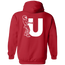 F-U Motorcyclist Hoodie Red Small Medium Large X-Large XX-Large XXX-Large 4XL 5XL 6XL