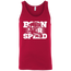 Born For Speed Tank Top Red X-Small S M L XL 2XL