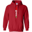 Motorcycle Shift Pattern Hoodie Red Small Medium Large X-Large XX-Large XXX-Large 4XL 5XL 6XL