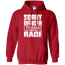 Sorry Officer Hoodie Red Small Medium Large X-Large XX-Large XXX-Large 4XL 5XL 6XL