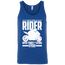 Save A Rider Tank Top Blue X-Small S M L XL 2XL