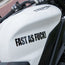 Motorcycle Decal - Fast As Fuck - Black