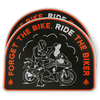 Motorcycle Sticker - Ride The Biker (2 pack)