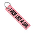 I Ride Like a Girl - Motorcycle Keychain
