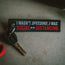 I wasn't speeding I was social distancing - Motorcycle Keychain