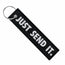 Just Send It. - Motorcycle Keychain