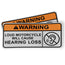 Funny Motorcycle Sticker - Warning - Loud Motorcycle will cause hearing loss
