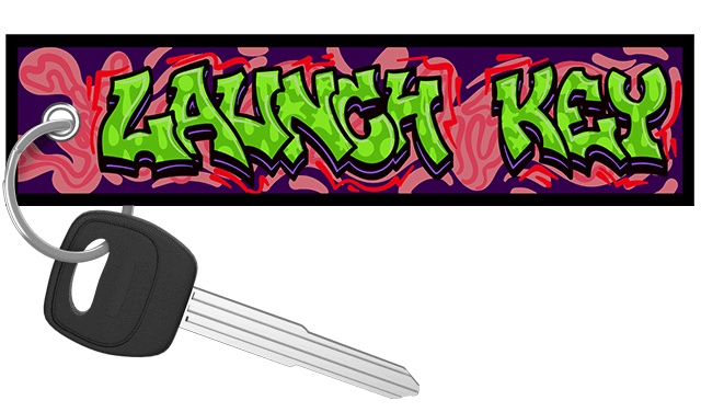 Launch Key Graphitti - Motorcycle Keychain