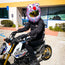 Motorcycle Helmet Cover - Red, White and Blue