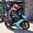 Motorcycle Helmet Cover - Scary Clown