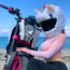 Motorcycle Helmet Cover - Unicorn