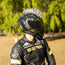 Motorcycle Helmet Mohawk - Black and White