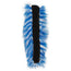 Motorcycle Helmet Mohawk - Blue and White
