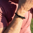 Motorcycle Brake Line Bracelet - Black