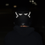 Reflective Helmet Sticker - Evil Eyes