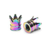 Crown Oil Slick - Motorcycle Valve Caps