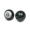 8 Ball Black - Motorcycle Valve Caps