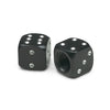 Dice Black - Motorcycle Valve Caps