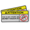 Funny Motorcycle Sticker - Attention - This is not yours, so do not touch it!