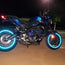 Reflective Rim Tape Cyan