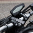 USA Flag Black and White - Motorcycle Keychain