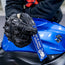 Drop a Gear and Disappear - Blue Motorcycle Keychain
